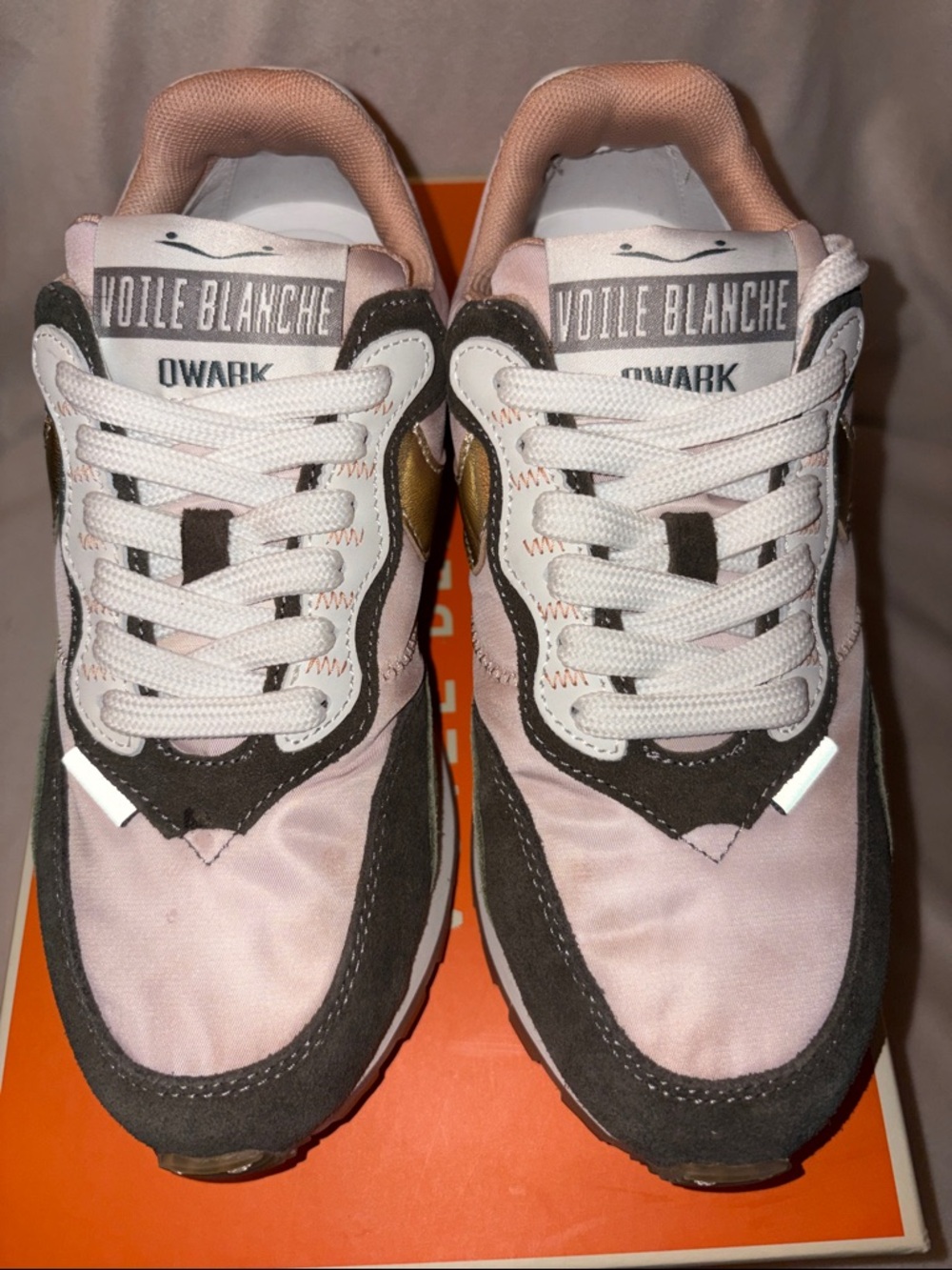 NWT VOILE BLANCHE Qwark Hype Sneaker in Army Green - Picture 9 of 16